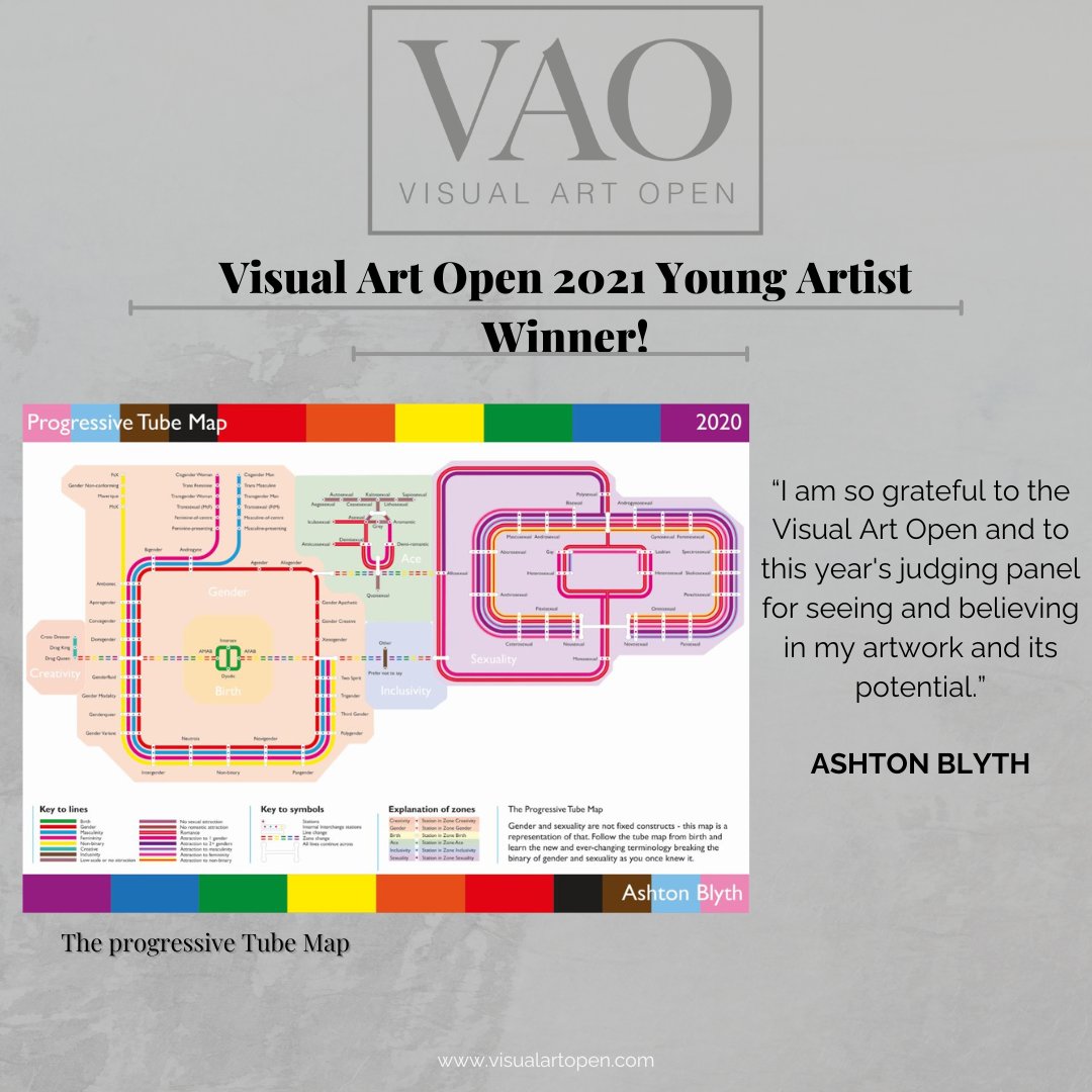 Do you want your art to be seen in a different light? Maybe you want to be seen. 
Applying to #VAO24 may be able to help you achieve this.

Just look at the wonderful winner of young artist 2021 Ashton Blyth. 

#Visualartopen #artprize #artopportunities