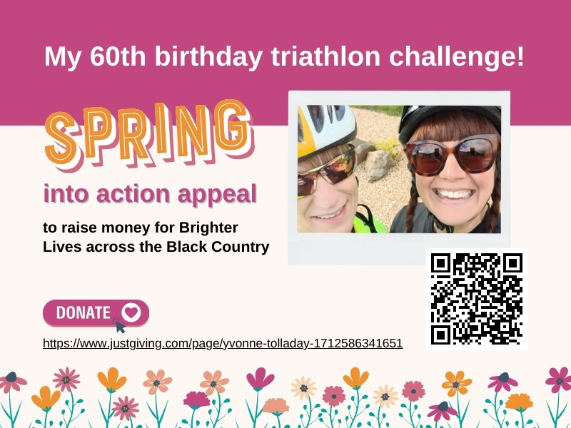 A big thank you to Yvonne, Deputy Manager for Archive Record Services at BCHFT, who is taking on a triathlon for our Spring Into Action charity appeal! 🌷 Amazing work Yvonne! ⭐ Read more about Yvonne’s birthday challenge at: bit.ly/44vOv9i