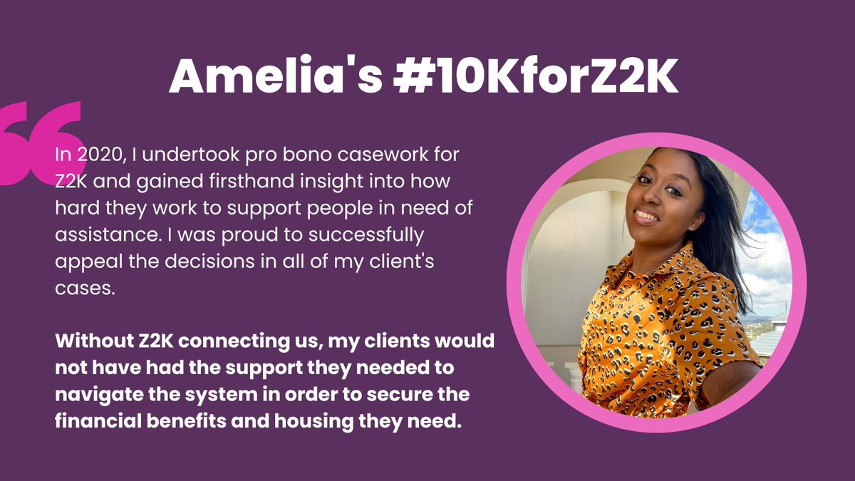 Last year Amelia chose to take on #10kforZ2K to help us continue fighting poverty. Register today to become a fitness fundraiser and take on the challenge and race in this year's @TheLondon10K in aid of Z2K 👟z2k.formstack.com/forms/10kforz2…