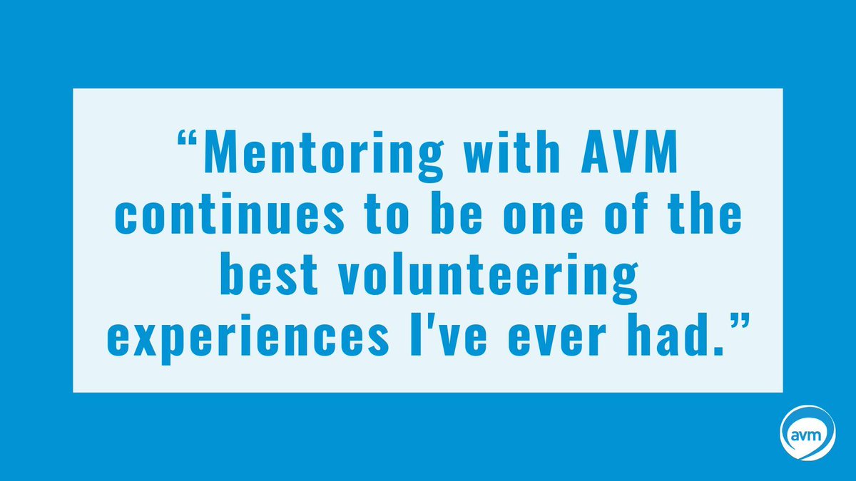 📣 Calling all AVM members. We’ve just launched the next round of our mentoring scheme. Look out for an email from us with details of how to apply to be mentored, or to sign up to be a mentor.