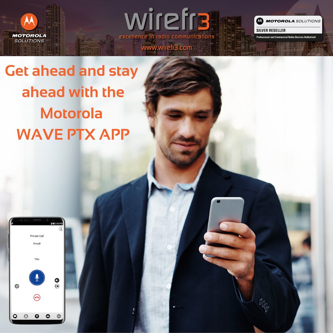 Communication redefined!  The <a href="/MotoSolutions/">Motorola Solutions</a> #WAVEPTX App puts your business in the drivers seat!  Get ahead and stay ahead.

Turning your smartphone into a #twowayradio

⏩ ptxwave.com/products/wave-…
