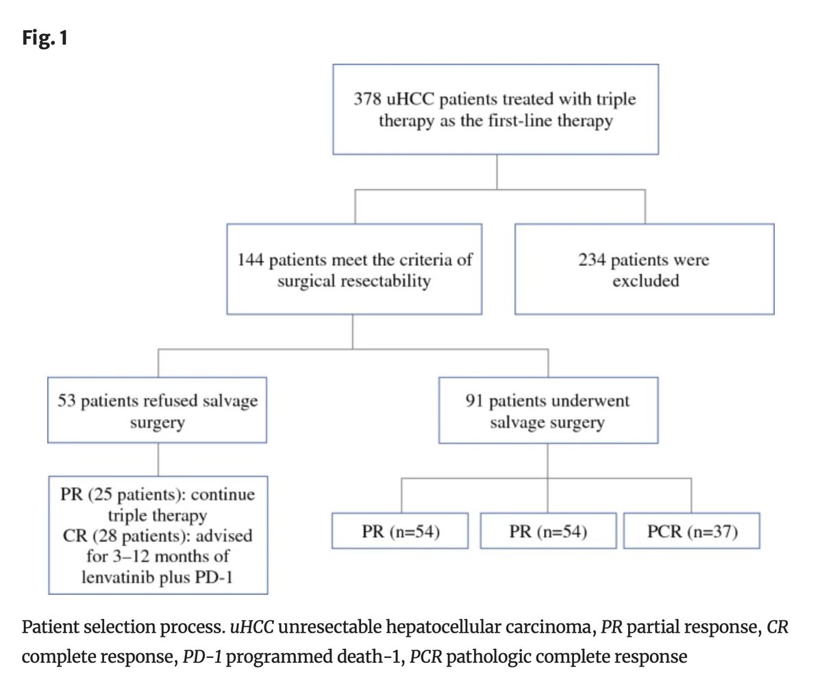 May Issue: Outcomes of #SalvageSurgery Versus Non-Salvage Surgery for Initially Unresectable #HepatocellularCarcinoma After Conversion Therapy with Transcatheter Arterial #Chemoembolization Combined with Lenvatinib Plus Anti-PD-1 Antibody

rdcu.be/dHcVc

@HalletJulie