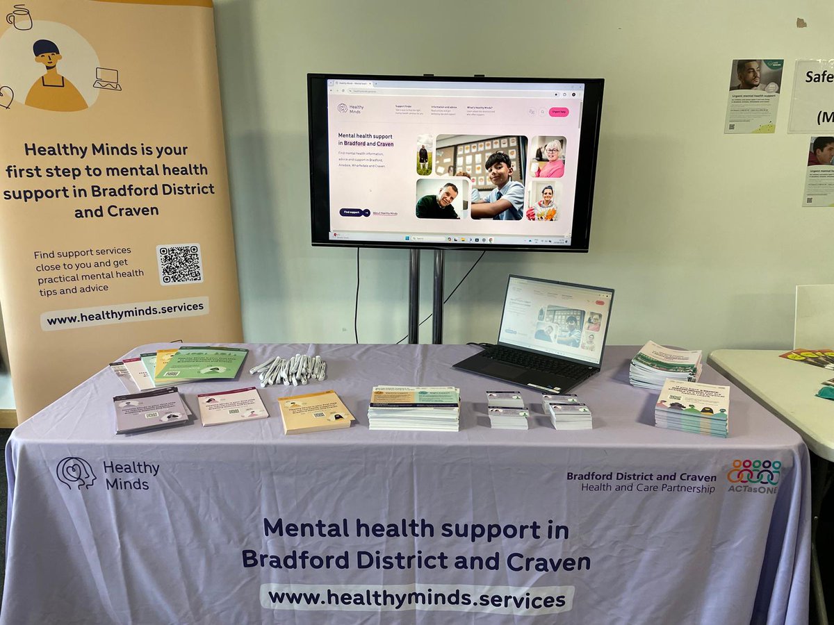 At the #PrimaryCare #GPPractice event, we ran an information stall about the Healthy Minds website (healthyminds.services). We had two workshops on the refreshed website, so that colleagues could see the benefits to using and promoting the website in their GP practices.🧠