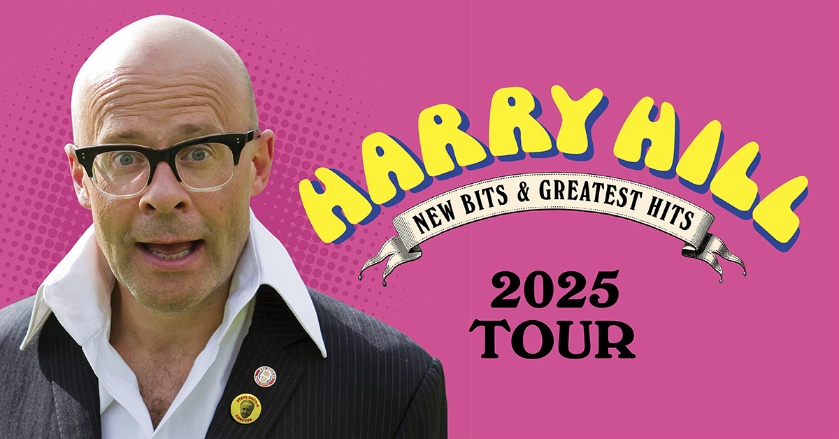 Harry Hill: New Bits & Greatest Hits - 17 April 2025 Join Harry Hill on his Diamond Jubilee lap of honour as he celebrates 60 Glorious Years of fun, laughter and low level disruption! On general sale: 10 May 2024, 11 AM Exclusive pre-sale for Corn Ex Members: 9 May 2024, 11 AM