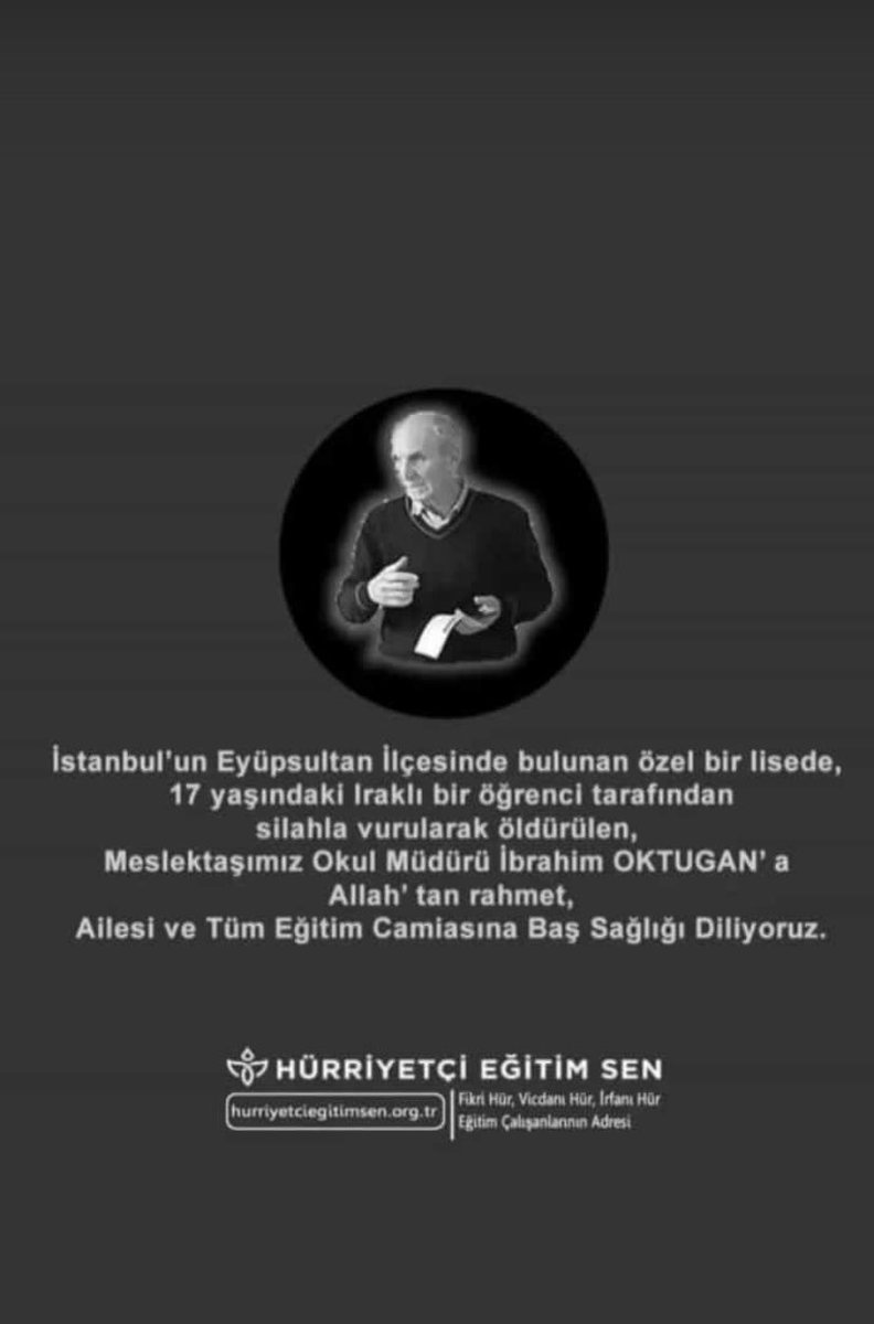 17 yaşında sığınmacı diye aldığınız piç dölleri bu milletin eğitimcisine vatandaşına silahla saldırıp öldürüyor. Derhal bu şahıs idamla yargılansın ve tüm sığınmacılar TÜRKİYE’den sınır dışı edilsin. 
<a href="/eczozgurozel/">Özgür Özel</a> <a href="/nowtvturkiye/">NOW</a>
