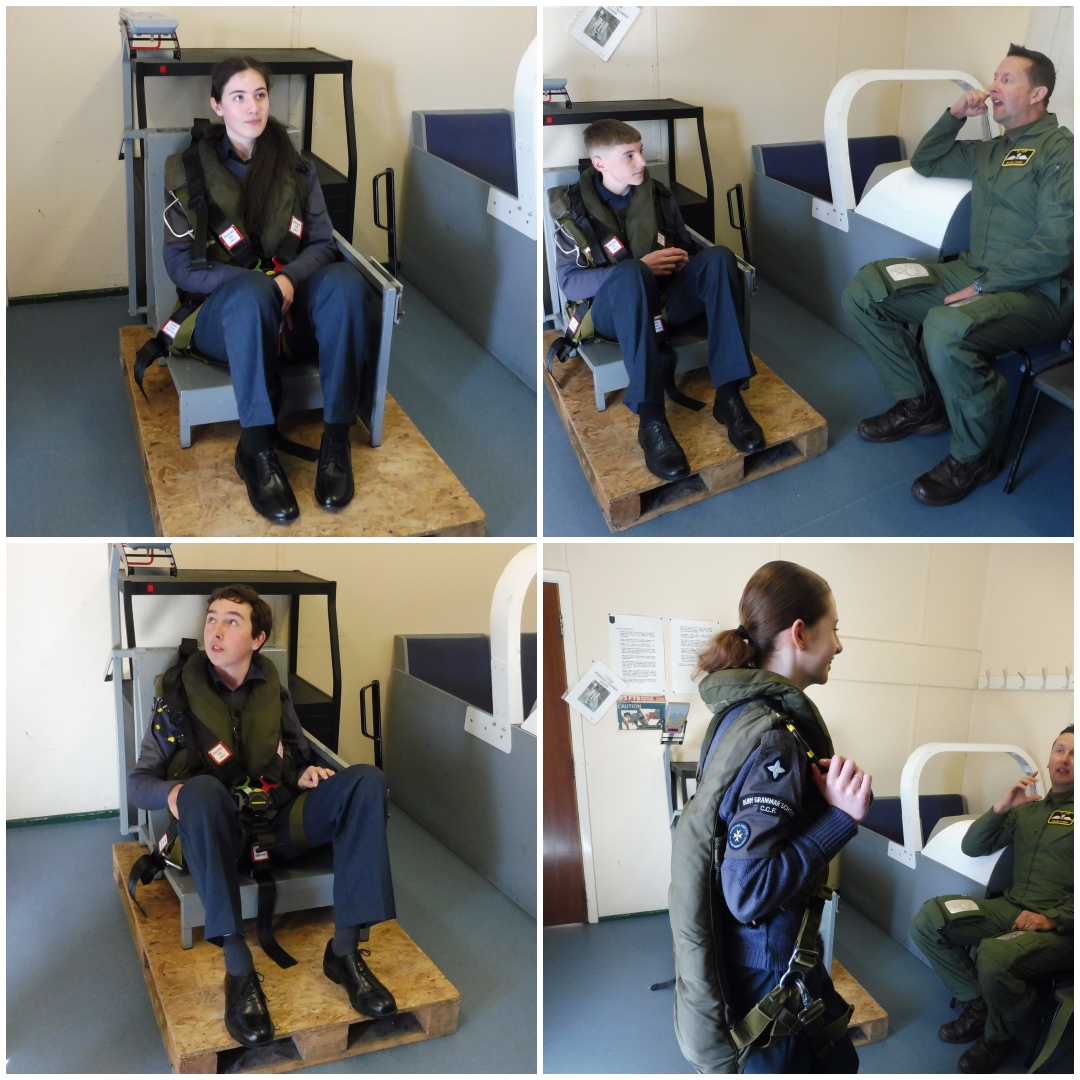 🛩️8 CCF RAF Section @aircadets recently took to the skies for their first air experience flight. After travelling to RAF Woodvale in Southport they completed training on the cockpit and basic principles of flight before getting ready for their flight. #RAF #AirCadets