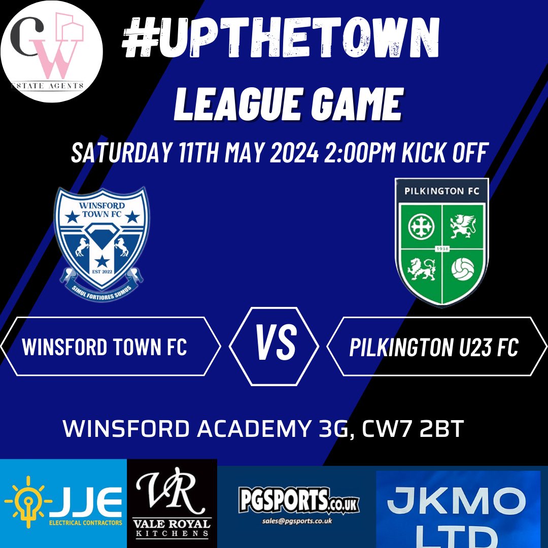 It all comes down to this. 

Last game of the season and a win guarantees us promotion ⬆️⬆️

🆚 Pilkington U23s FC
📅 Saturday 11th May
🕑 2:00pm 
🏟️ Winsford Acadmey 3G, CW7 2BT
🏆 Cheshire Football League 2

#UpTheTown