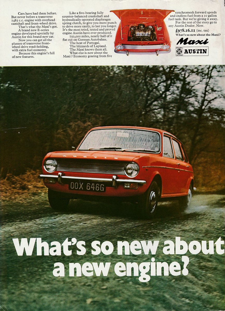 Austin Maxi advert from a 1969 magazine

 #ClassicCarMagazine #AutomotiveHistory #ClassicCarCulture #NostalgicMotoring #austinmaxi