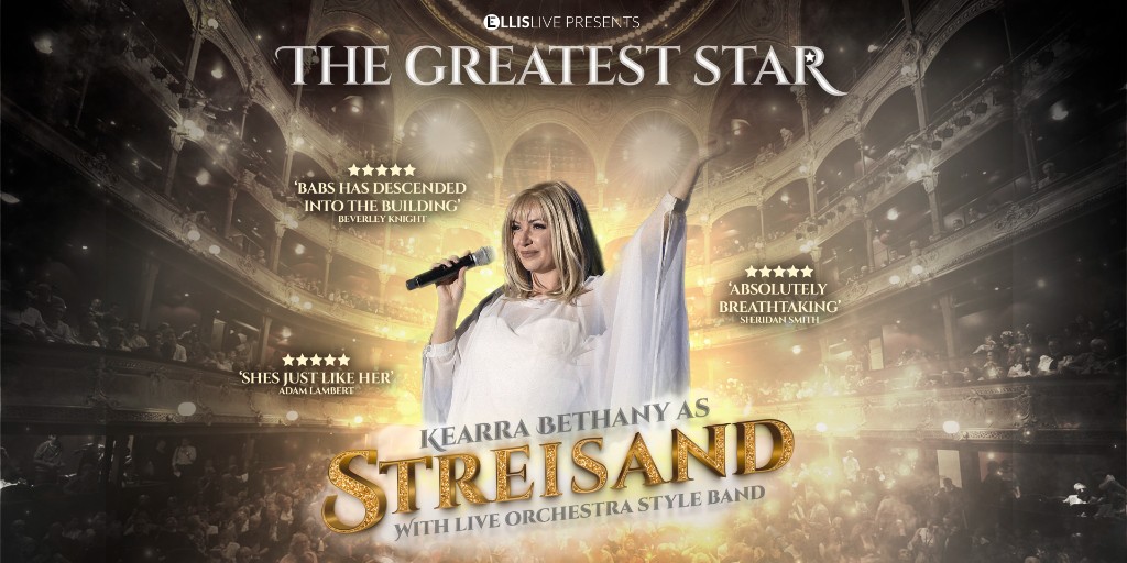 Mark your calendars for Sat, June 7, 2025! 📅 Join us at the Winter Gardens Blackpool for The Greatest Star – The Barbra Streisand Tribute Show 🙌🤩 🎫 Grab your tickets now: bit.ly/GreatestStarWG