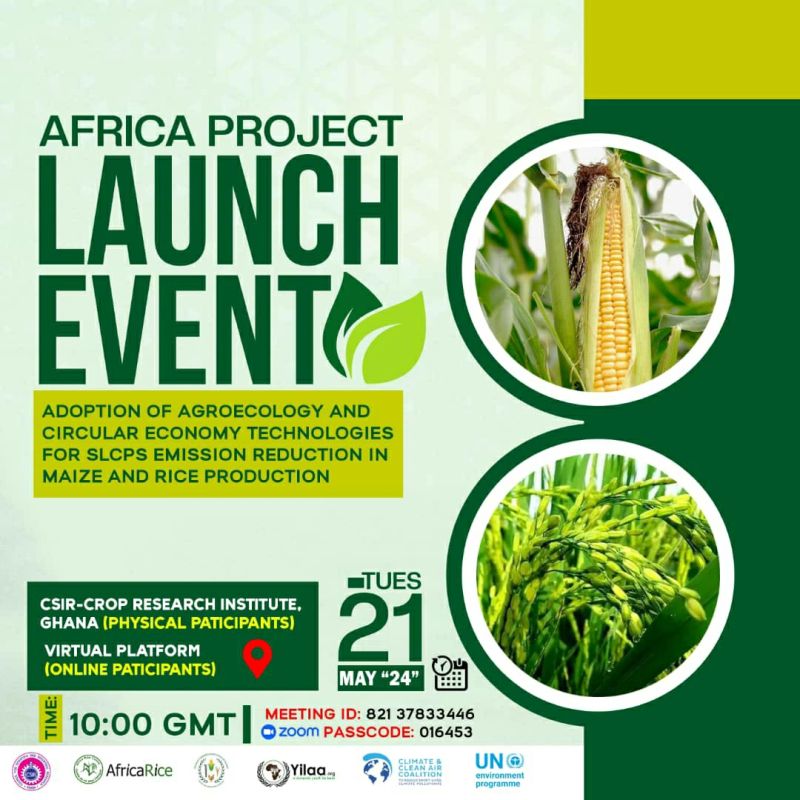 #Project_Launch (#Registration_is_opened): Don't be left behind. An opportunity to contribute to regional and global commitments to reduce methane and BC emissions in agriculture. Our project will be launched on 21th May 2024 at 10am GMT. #Register now: lnkd.in/edrdujvd