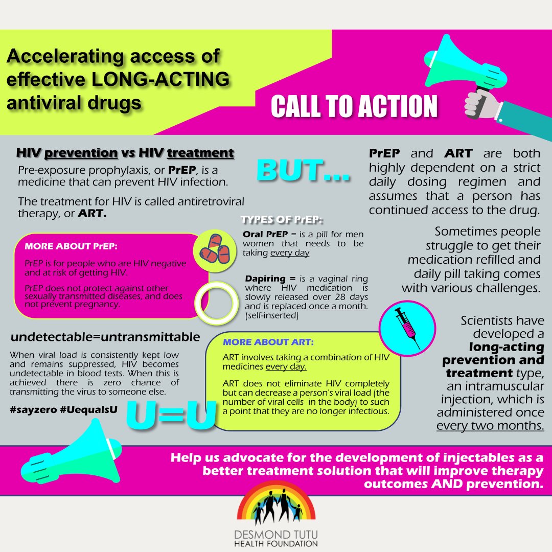 DTHF calls on our community to support the “Young People’s Lusaka Declaration” calling on the pharmaceutical industry, governments, funding bodies, and researchers to accelerate access to long-acting antiviral drugs for treatment and prevention of HIV. bit.ly/3SmwWEF