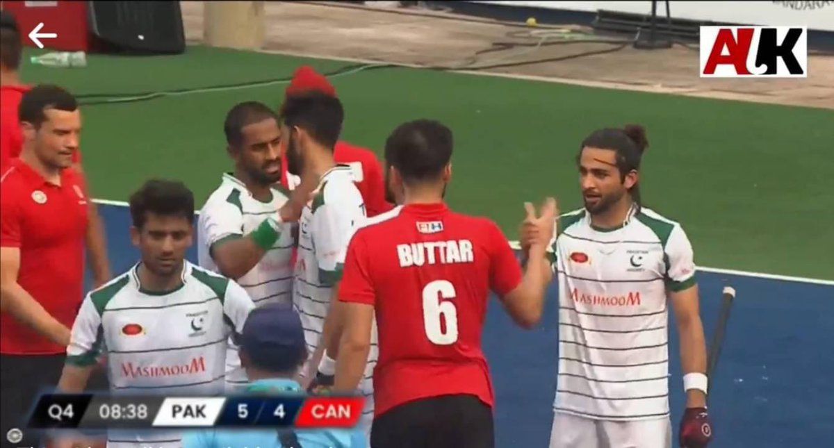 ANOTHER WIN FOR PAKISTAN! Pakistan hockey team has beaten Canada By 5-4 in Sultan Azlan Shah Cup 2024.Two goals by Abu Bakar Mahmood, and one each goal by Arshad Waheed, Rana Waheed Ashraf and Ghazanfar Ali.