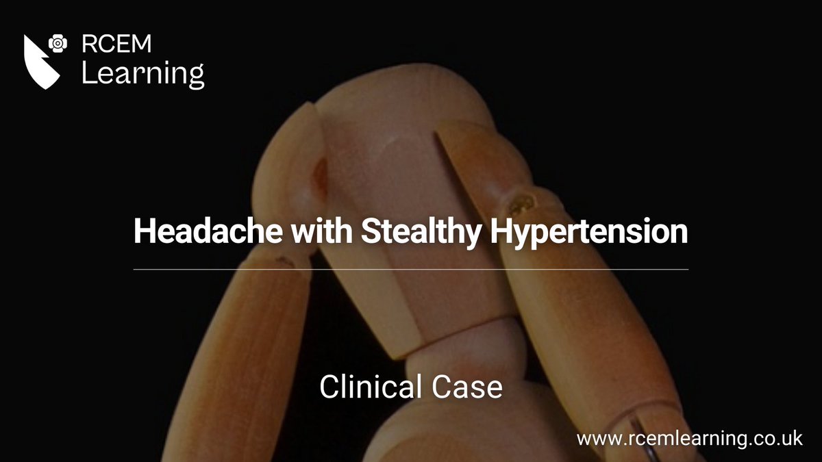 RCEMLearning's tweet photo. NEW: You are working a busy emergency department (ED) shift and your next patient is a 45-year-old male presenting with complaints of headache, sweating and palpitations.

Read our latest #ClinicalCase: https://t.co/dWBk8fOuhu https://t.co/oYY9HEjJsu