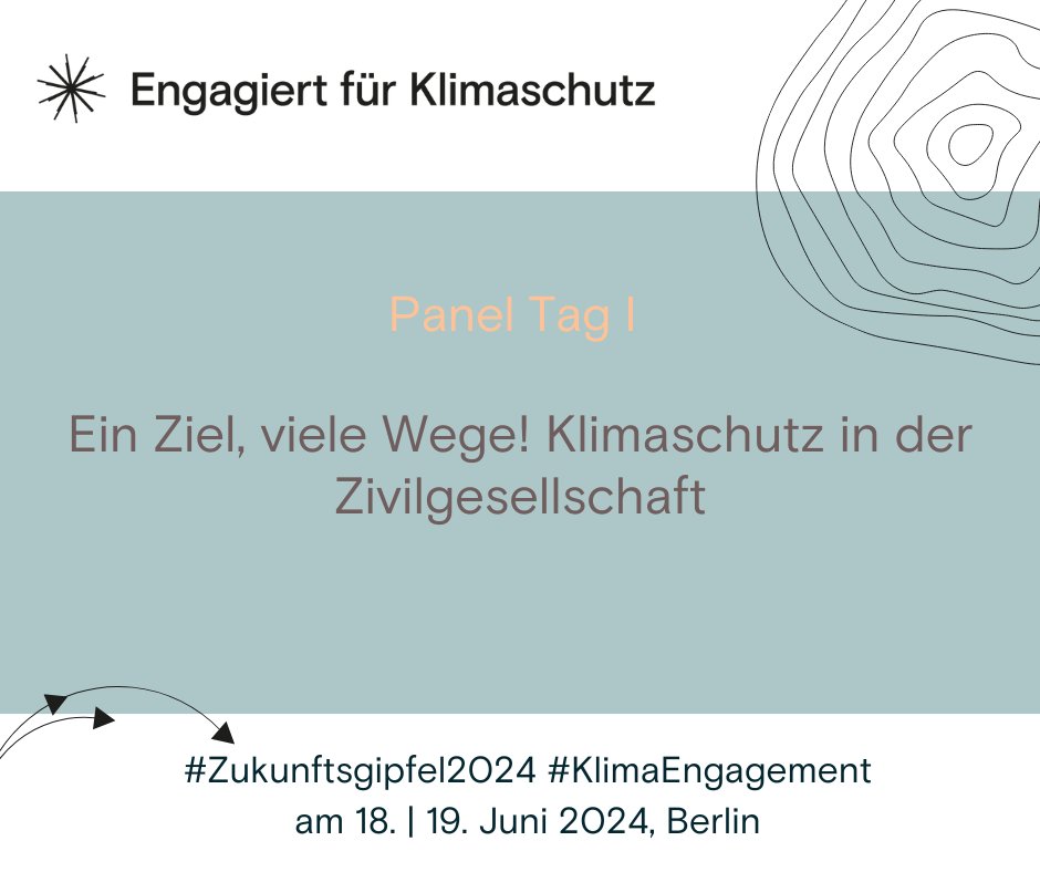 🌎Ein Ziel, viele Wege! Klimaschutz in der Zivilgesellschaft Wie kann #KlimaEngagement in der Breite verankert werden? Unterschiede und Gemeinsamkeiten in eine klimafreundlichere Zukunft 👉ow.ly/5XfP50RykCr #Zukunftsgipfel2024 @DRKKultur, @olaf_zimmermann @NYwelskop