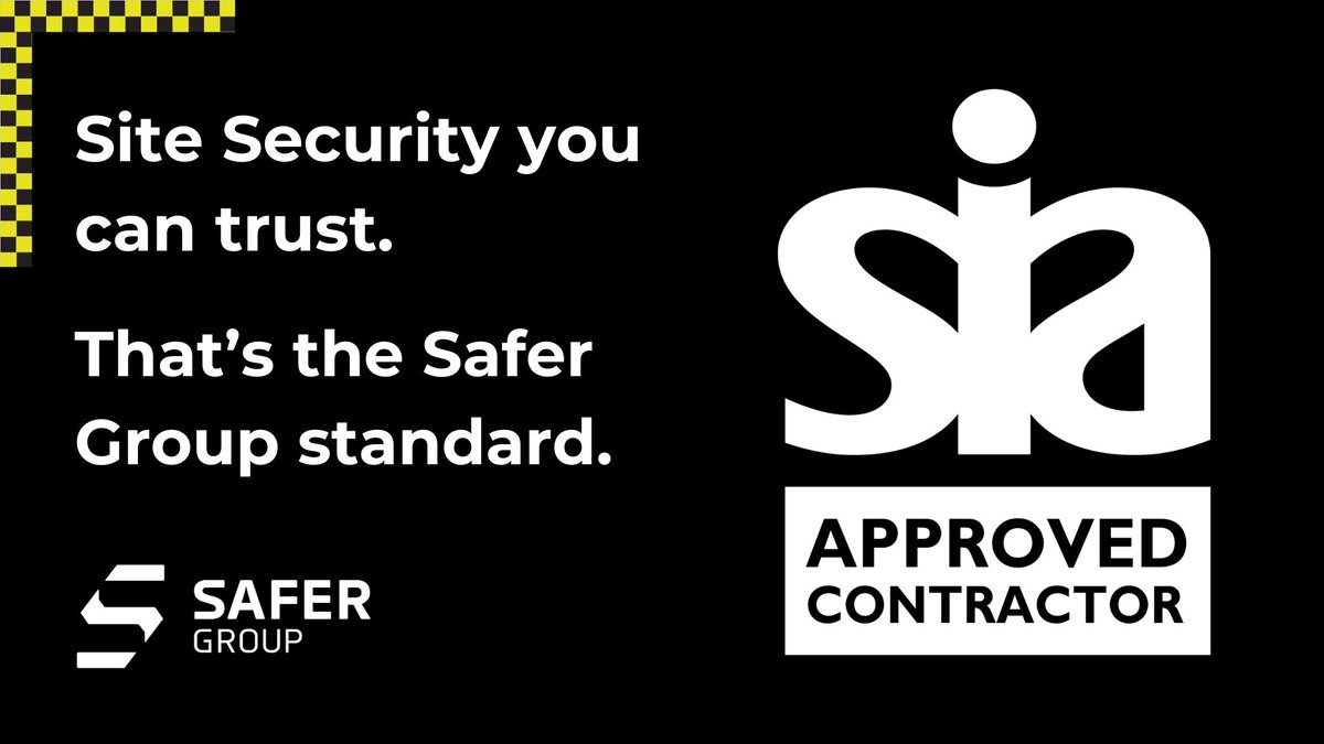 Accreditations are vital. At Safer Group, we have twelve! 🏅 None are as important as our SIA accreditation, a legal requirement for companies operating in the security industry. View them all ➡️ safer-group.com/about-us/accre… #Security #SiteSecurity #Innovation #SaferPOD