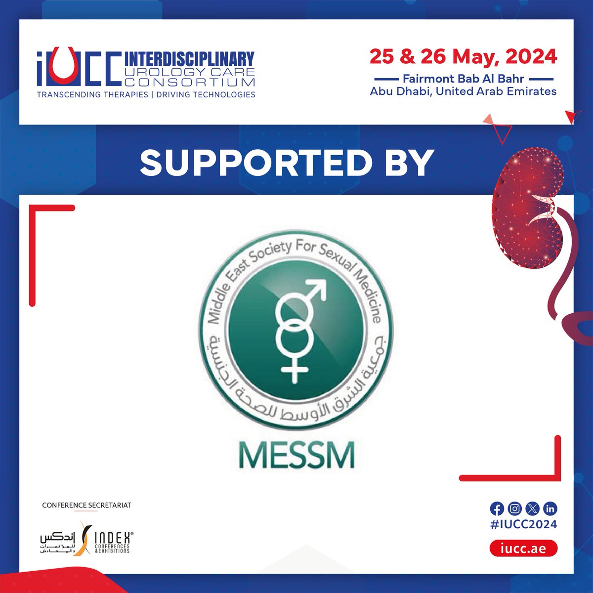 We are thrilled to announce that MESSM is supporting the IUCC at their upcoming congress! See you there! #MESSM #ISSM #SexualMedicine #SexualHealth #InnovativeUrology #HealthcareCollaboration #IUCC2024 #MedicalAdvancements #UrologyCare #HealthcareConference