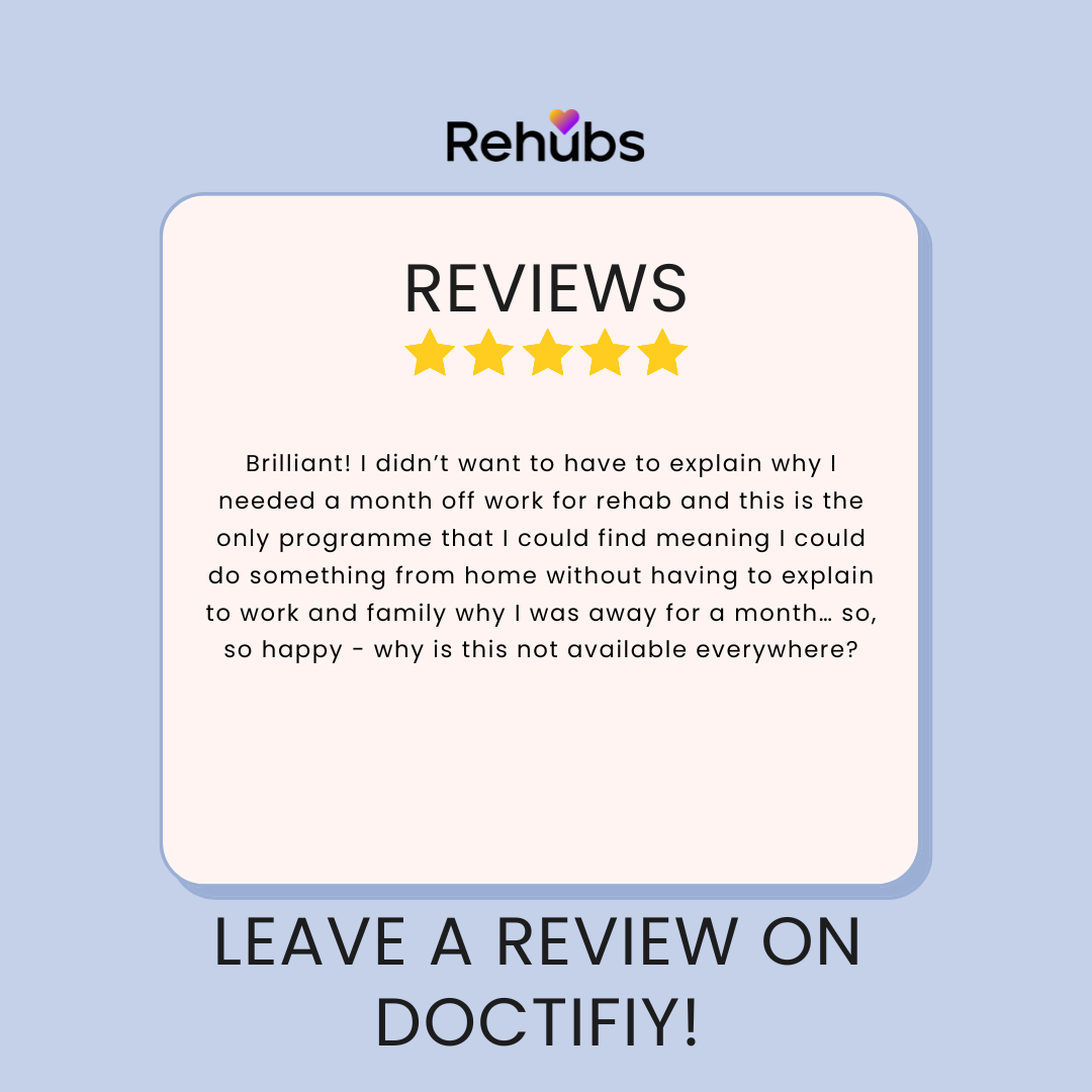 You guys are really warming our hearts with all these reviews!
Thank you so much 💜
And if you haven't left one yet... feel free to write it now on Doctify.

#Review #Reviews #Doctify #DoctifyReviews #Addiction #Rehab #AddictionRecovery