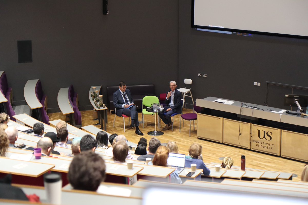 It was great to hear from Sir Mark Lowcock, Senior Fellow at the Centre for Global Engagement. “I guarantee a uniquely fascinating 50 years of the human existence. Today’s student population and what they do will determine whether it’s a positive experience” #SustAIFest
