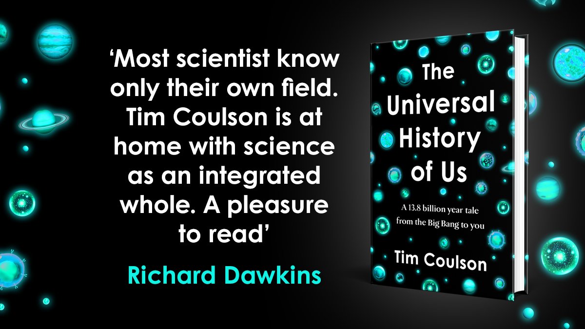 'Step aside Star Wars - ours is the most astonishing origin story you'll ever hear and its beautifully told by Tim Coulson' Prof. Ken Norris of @NHM_London Read #TheUniversalHistoryOfUs and learn the science of why we exist: amzn.to/4b4A52s