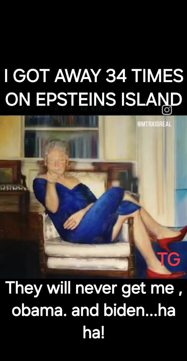 BILL CLINTON= EPSTEINS ISLAND VIP...34 TIMES..AND HILARY WENT TOO, OBAMA AND MICHELLE ( MICHAEL)...NO ONE CONVICTED OF PLAYING WITH KIDS...WHERE IS THE 16 YEARS OF VIDEOS...POWER!!