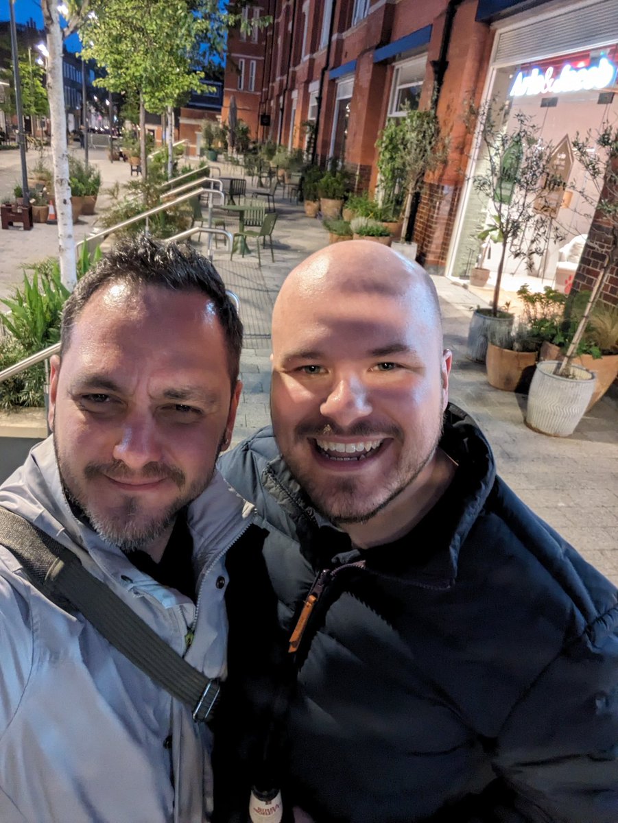 Lukas Pradel (@lukaspradel) on Twitter photo Ideal Warm-up to #DevoxxUK at the awesome speakers Dinner. Managed to snag a selfie with the legend <a href="/dDoutsiopoulos/">dimitrisDoutsiopoulos</a> 🤩
Now looking forward to 3 days of learning, fun and great Pictures. <a href="/DevoxxUK/">DevoxxUK 🇬🇧</a> Ideal Warm-up to #DevoxxUK at the awesome speakers Dinner. Managed to snag a selfie with the legend <a href="/dDoutsiopoulos/">dimitrisDoutsiopoulos</a> 🤩
Now looking forward to 3 days of learning, fun and great Pictures. <a href="/DevoxxUK/">DevoxxUK 🇬🇧</a>