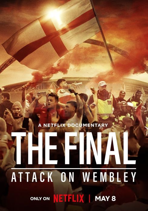Documentary feature #TheFinal: #AttackOnWembley (2024) now streaming on @netflix #RobertMiller & #KwabenaOppong, With England finally in contention for a major championship, 6,000 ticketless football fans storm Wembley Stadium, leaving destruction in their wake.