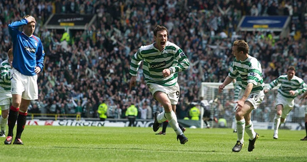 ON THIS DAY 8th MAY 2004 Celtic 1-0 Rangers - SPL Goal - Sutton 90. A fantastic last-minute strike by Chris Sutton handed Celtic their fifth win of the season over Rangers. The result means Celtic completed a whitewash of wins over their rivals ☘️☘️