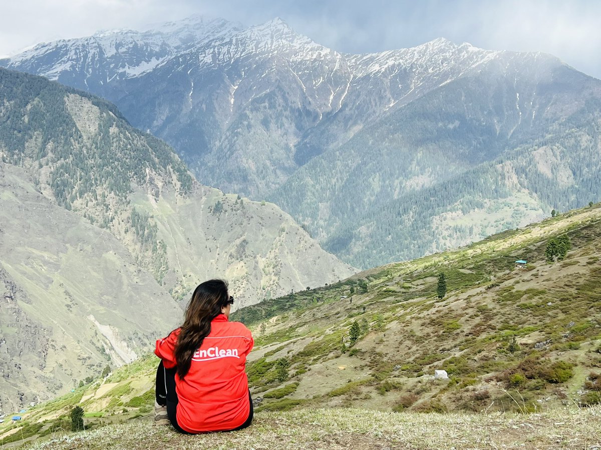 Day 2 : Trekking to reach the Camp site 
Bada Thaach - Altitude 9000 Ft 

#BadaThaach #Uttarkashi 🏔️