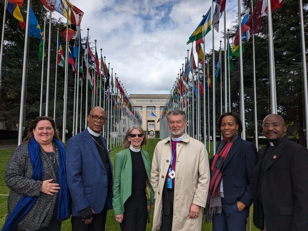 The Anglican Communion’s Deputy Permanent Representative to the United Nations, the Revd Glen Ruffle, attended the UN Permanent Forum for People of African Descent in April.

Read Glen's blog about the Forum and how delegates from the Anglican Communion, here photographed in