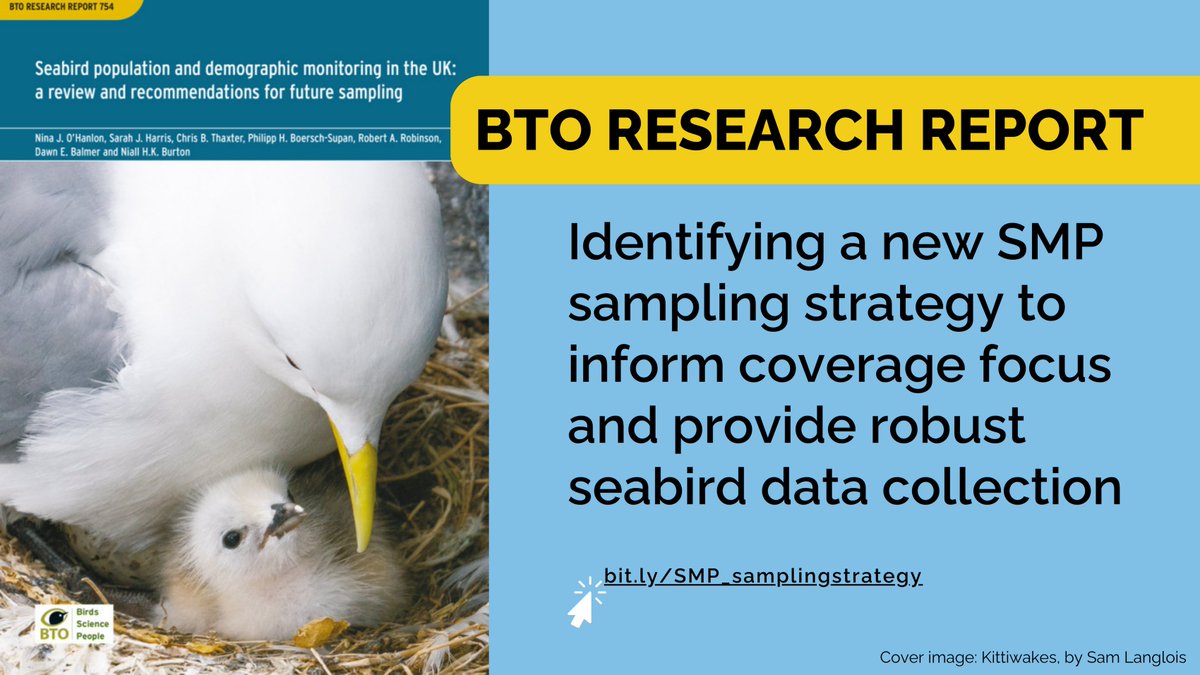 To improve the collection of more representative and robust #seabird data, we have published a new Seabird Monitoring Programme sampling strategy - bit.ly/SMP_samplingst… @BTO @JNCC_UK @RSPBscience @DefraGovUK See 🧵⬇️