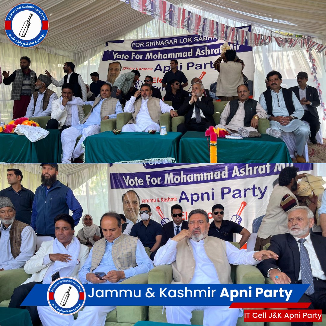 Apnipartyonline's tweet image. @Apnipartyonline On Wednesday Held A Public Convention At Kangan Ganderbal In Connection With Upcoming Phase of Lok Sabha Polling On Srinagar Seat
#apnihaiapniparty #apnipartyapnabharosa #AltafBukhari  #apnipartyapnabarusa #sachkisiyasat #Election2024 #srinagarpoll #ApniParty