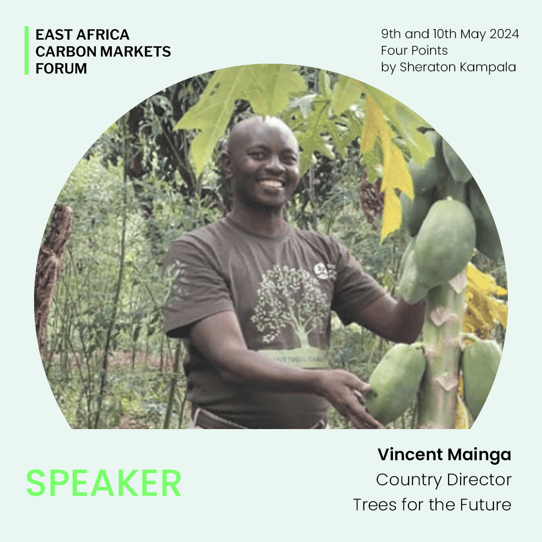 Introducing Vincent Mainga, Country Director, Kenya for @Treesftf
Vincent has spent his career focused on agroforestry, nature-based solutions and solutions that help reduce the impact of climate change at a community level. 

#EastAfricaCarbonMarketsForum  #CarbonMarkets