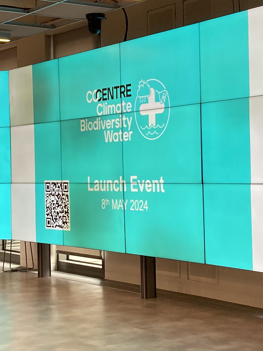 Excited to be at Trinity College Dublin for the launch of the new Ireland-UK Co-Centre for Climate, Biodiversity, Water <a href="/ClimateCoCentre/">Co-Centre for Climate + Biodiversity + Water</a>. <a href="/AnglianWater/">Anglian Water</a> is an industrial partner working with <a href="/UK_CEH/">UK Centre for Ecology & Hydrology</a> and others on future drought resilience