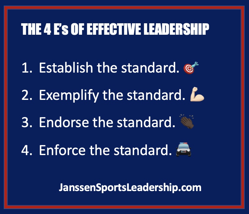 THE 4 E's OF EFFECTIVE LEADERSHIP