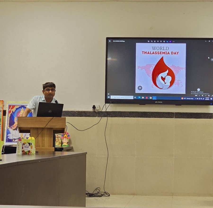 Dr. GAURAV TRIPATHI (@drgauravtrip) on Twitter photo World Thalassemia Day 2024 was celebrated in our department of paediatrics , S S Medical College , Rewa 
#phoindia 
#nhmmp 
#thalassemiaawareness World Thalassemia Day 2024 was celebrated in our department of paediatrics , S S Medical College , Rewa 
#phoindia 
#nhmmp 
#thalassemiaawareness