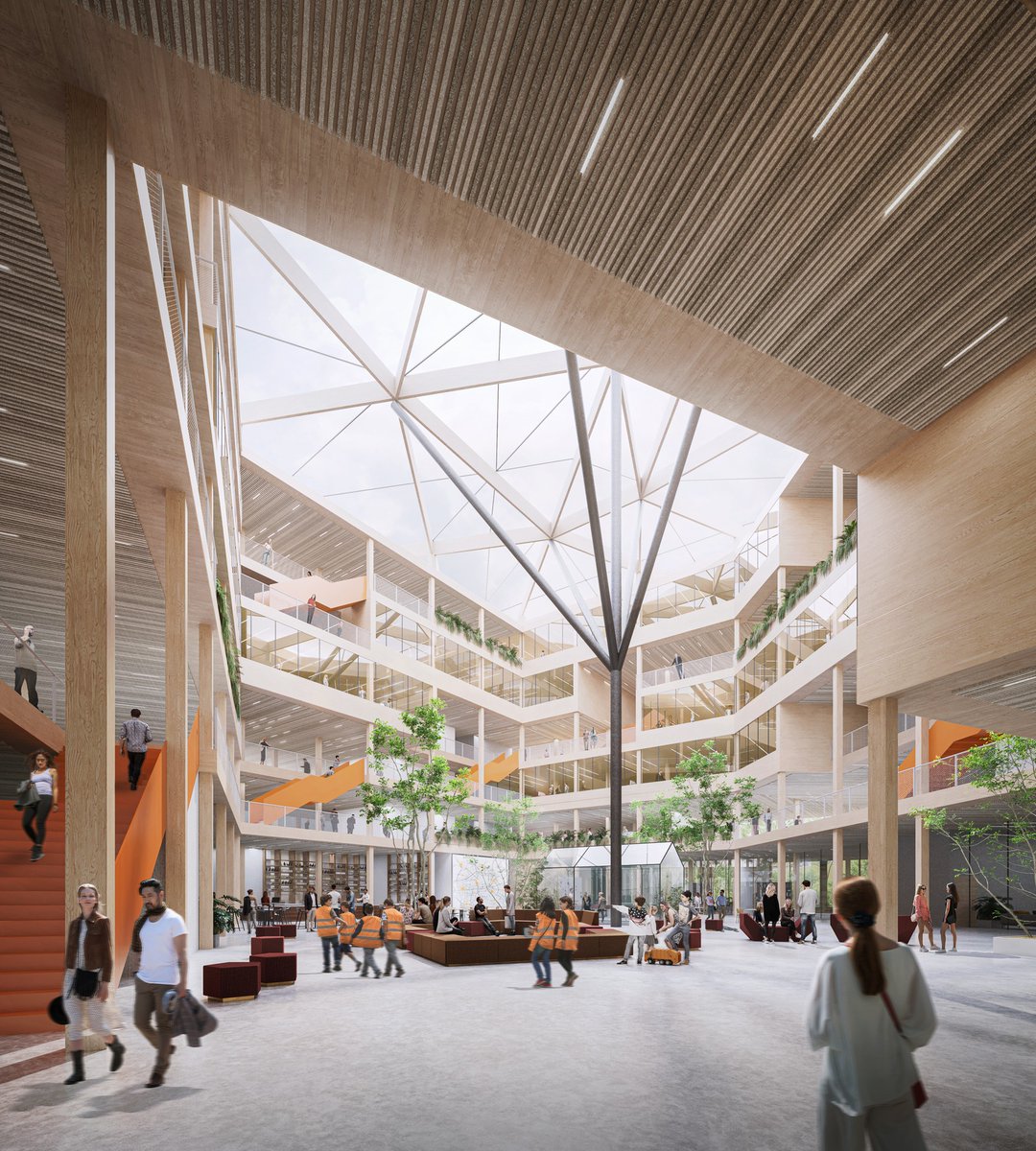 Berliner Stadtreinigung - CROSS Architecture - 2021 #ArchVIZ #3d #office rdt.ac/e2583