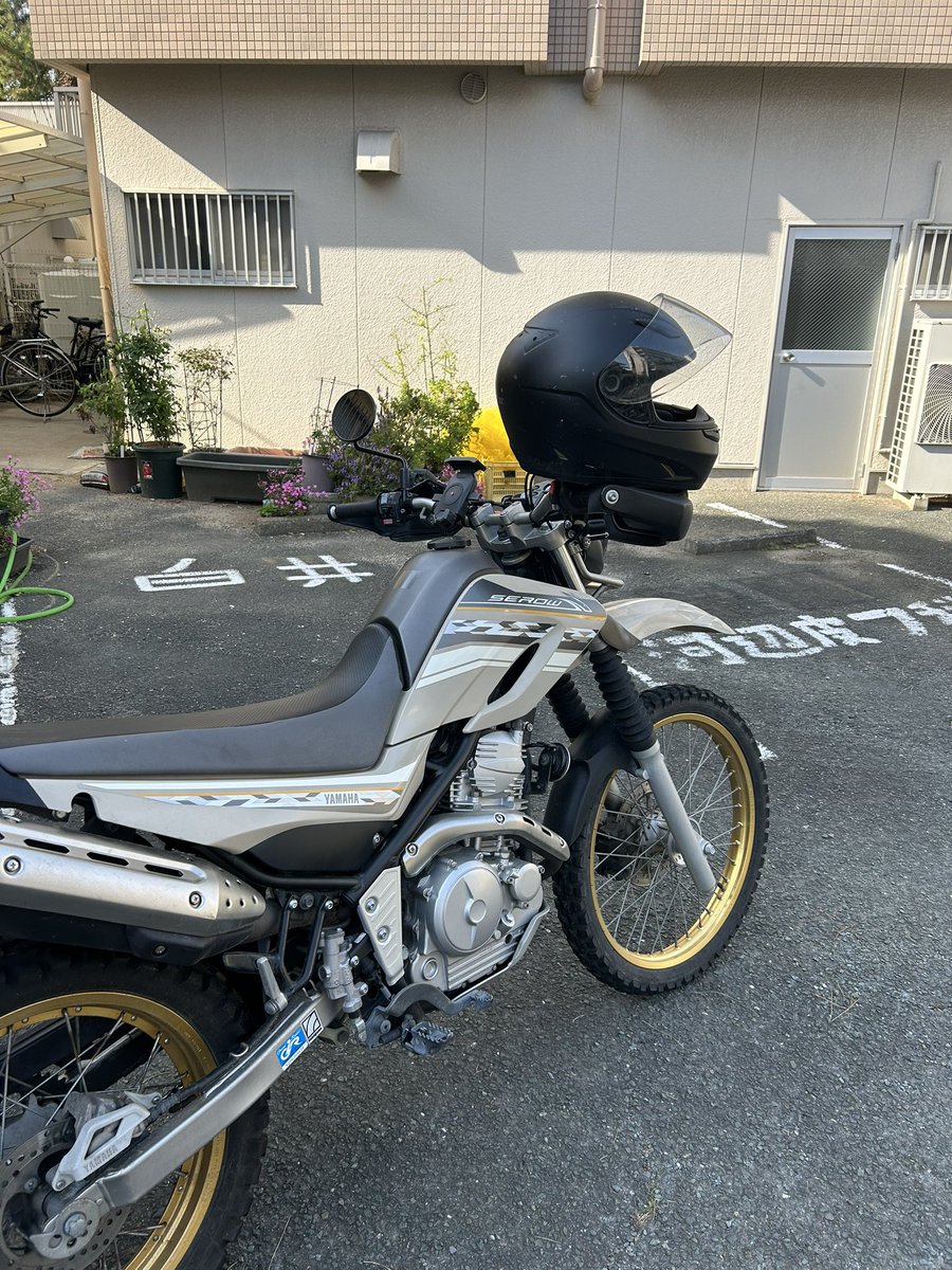 vaI0uSnuqU3682's tweet photo. 【バイク盗難被害】

5/4〜5/5の間に愛知県豊橋市にて、バイクの盗難被害に遭いました。

車種 YAMAHA ツーリングセロー
ナンバー　愛媛　ね 5158

見かけた等、何か情報あればdm、リプにて教えていただきたいです。
#愛知県豊橋市 #豊橋市 #バイク盗難
#ヤマハ #セロー #ツーリングセロー 
#拡散希望 https://t.co/I5VYYwWNcC