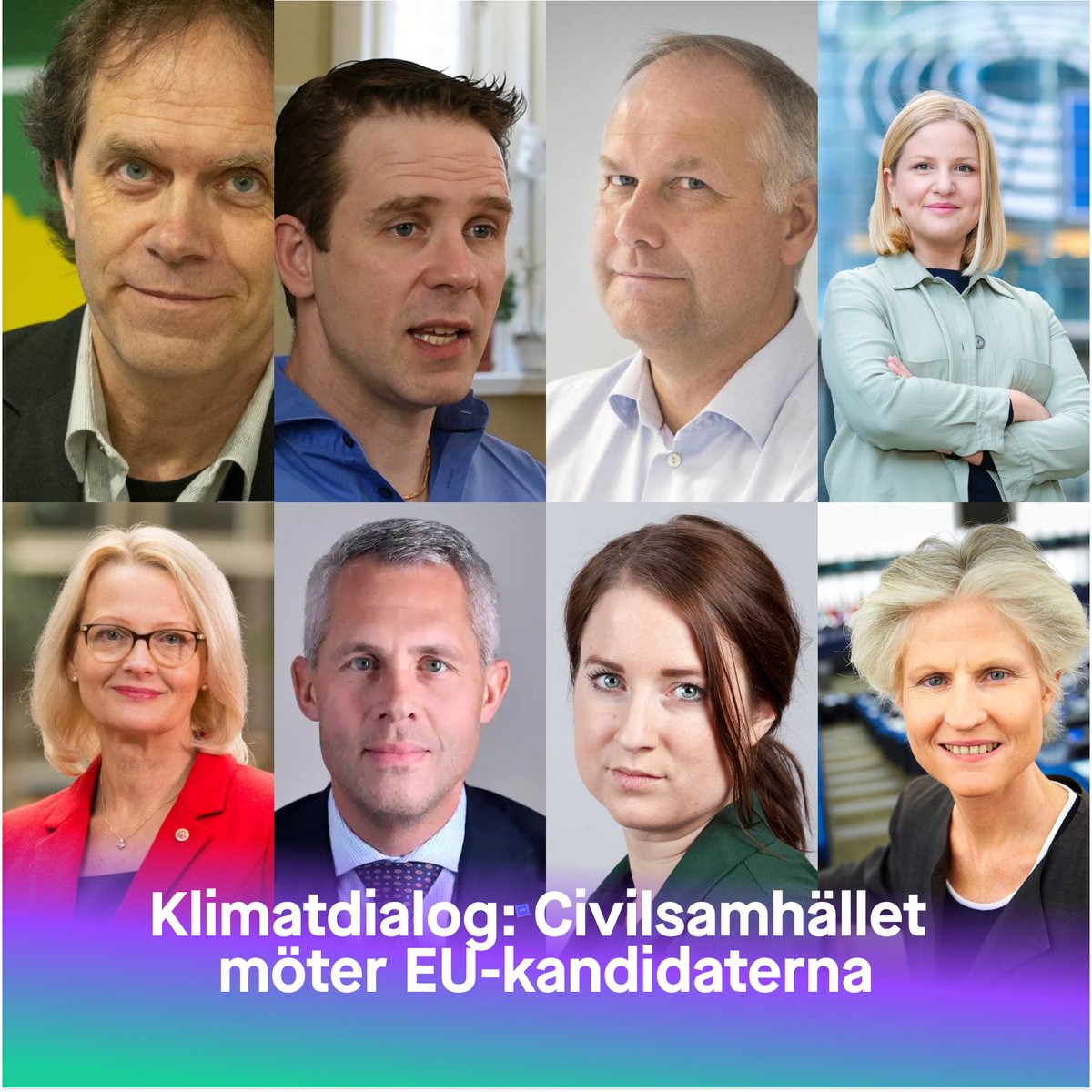 🇪🇺 🗳️ Get ready for the #EUelections! Join live lunchtime climate dialogues May 16-28 with Swedish party candidates such as @jsjostedt, @ParHolmgren, @AnnaMariaCB, @ArbaKokalari & more. 🇸🇪 🌿Register now to watch it live / online: wedonthavetime.org/events/eu-kand… #EuropeDay