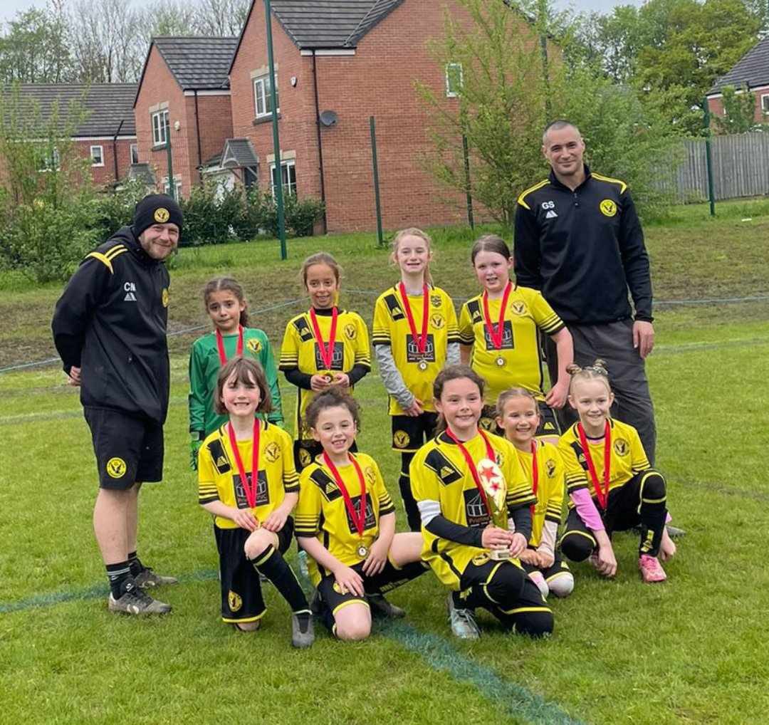 #EndOfSeasonShoutout to Springfields U8 Girls - winners at Chorley Football Festival
Both coaches could not be prouder of all the girls on their first season as a team 💪🏻

The girls work so hard together as a team, follow instructions the best they can and have made the greatest
