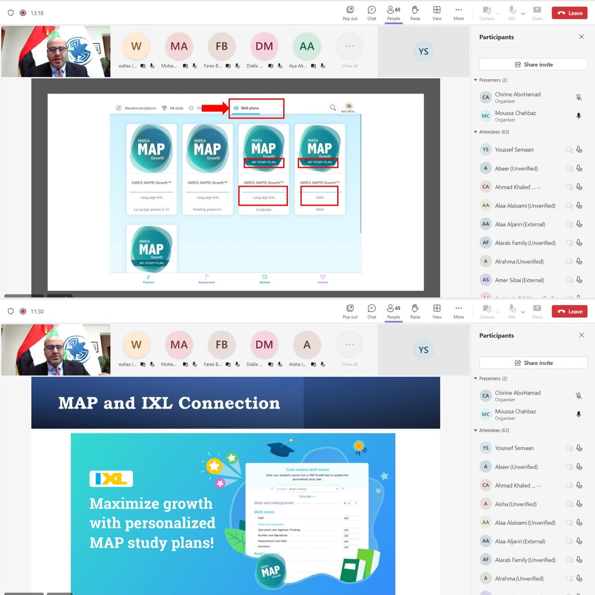 Mawakeb_Barsha's tweet image. Our principal, Mr. Moussa Chahbaz led an informative webinar on external assessments, focusing on MAP, to empower our parent community in understanding their child&apos;s academic journey. #MAPInsights #ParentEducation