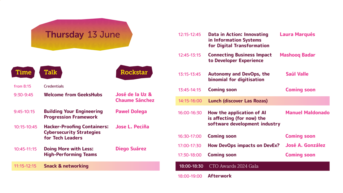 ctoaisummit's tweet image. Check the #CTOSummit agenda ctosummit.geekshubs.com/schedule/ See you in Las Rozas!!