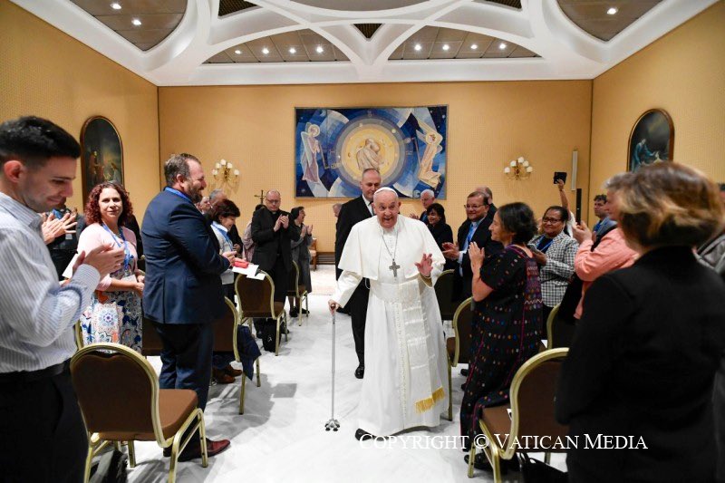 Pope Francis: “The expression, ‘social justice’…is a word that is not accepted by the liberal and leading economies..This, however, means that we permit social inequalities and injustices to grow. And that is not good!” press.vatican.va/content/salast…