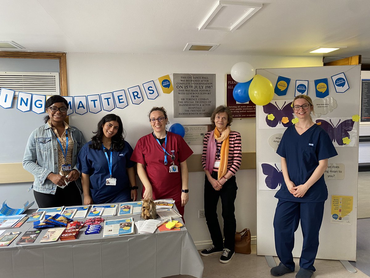 Lucinda Reeves (@reeveslucy) on Twitter photo Dying Matters week starting at Hammersmith Hospital, pop by and meet the new End of Life Education and Improvement team today! <a href="/ImperialPeople/">Imperial People ๐</a> <a href="/DyingMatters/">Dying Matters</a> <a href="/LuciaNursing/">Lucia</a> #TheWayWeTalkAboutDyingMatters Dying Matters week starting at Hammersmith Hospital, pop by and meet the new End of Life Education and Improvement team today! <a href="/ImperialPeople/">Imperial People ๐</a> <a href="/DyingMatters/">Dying Matters</a> <a href="/LuciaNursing/">Lucia</a> #TheWayWeTalkAboutDyingMatters
