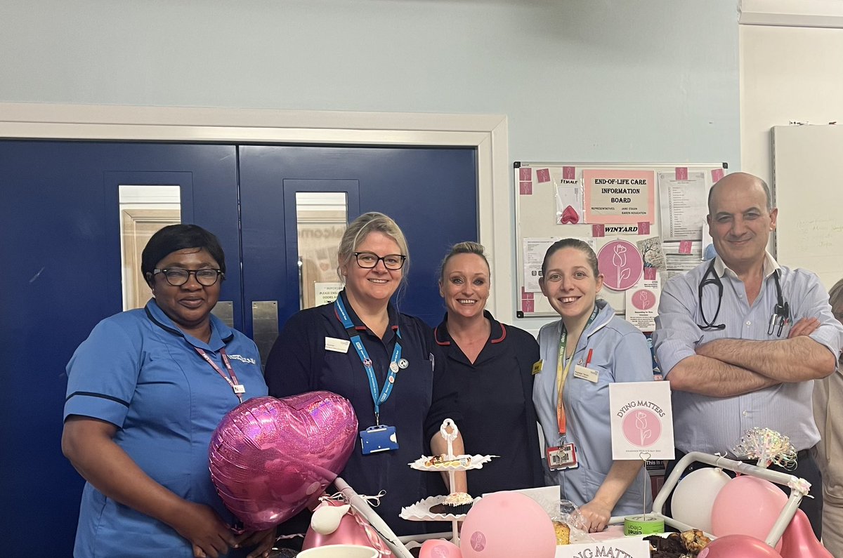 What a brilliant first day we had yesterday out on the wards promoting #DyingMattersAwarenessWeek 
Great engagement from all staff. 
Discussions about importance of communication when we care for our dying patients and of course the Dying Matters 24 quiz! <a href="/DyingMatters/">Dying Matters</a>