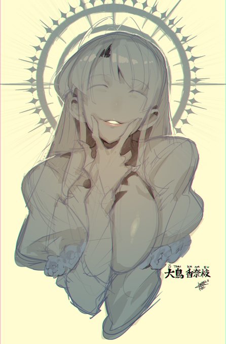 #装甲悪鬼村正 #大鳥香奈枝
アルカイックスマイル☻仏の香りが漂いますね 