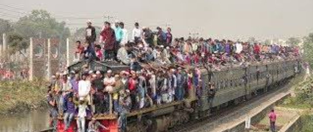 @Gabbar0099 Welcome to Bangladesh railway [tera ghar]..

General main aise hi bheed hoti h tuchiye