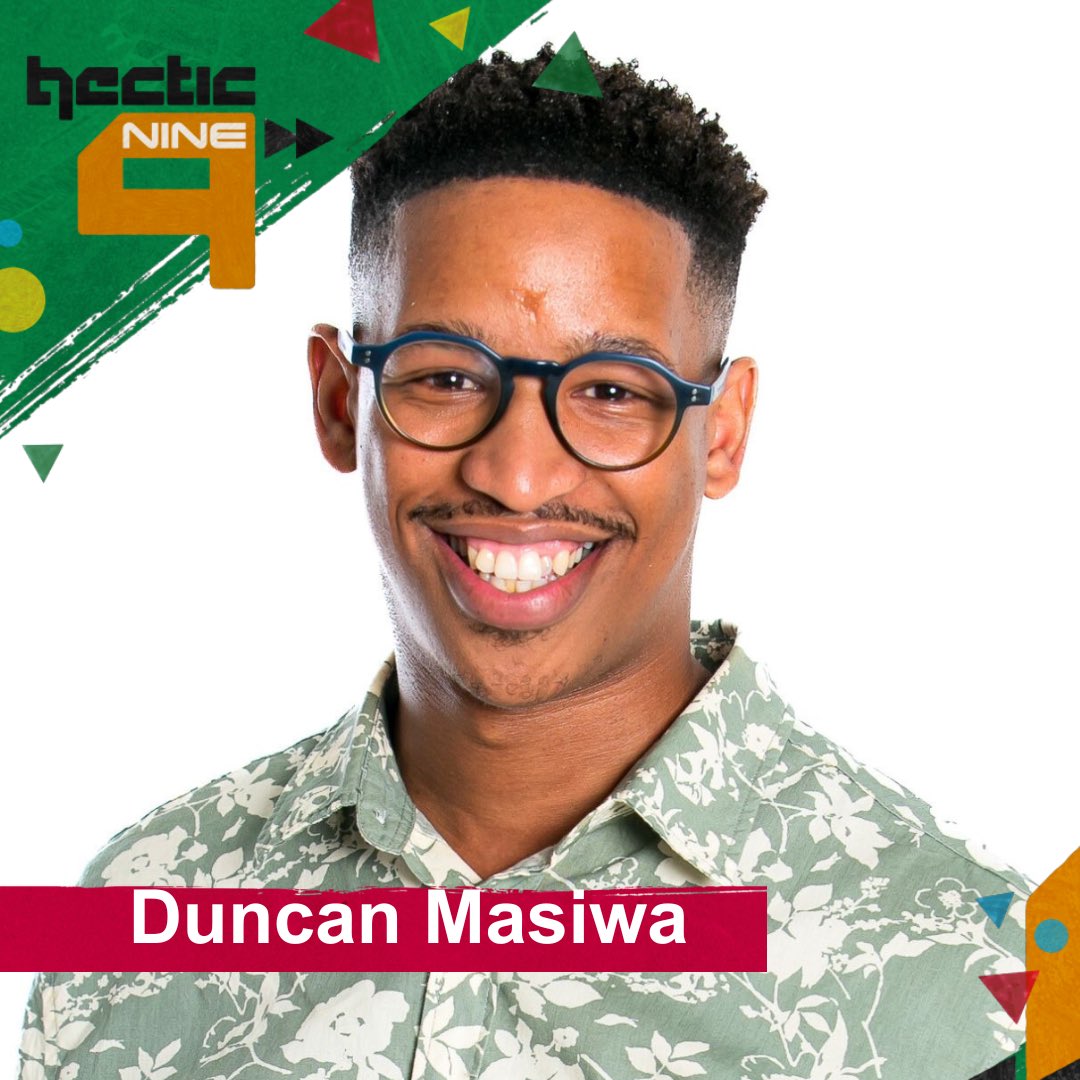 BESTIES. PLEASE CATCH DUNCAN MASIWA FROM FOOD FOR MZANSI LIVE ON HECTIC NINE-9 THIS AFTERNOON, FROM 16:30-17:00 ON SABC2. #SABC2 #HecticNine9 #SmartNINE9