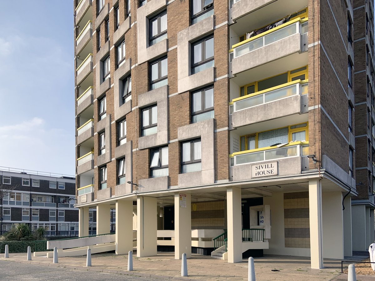 Sivill House, Dorset Estate, Bethnal Green 1964 Skinner, Bailey & Lubetkin modernistlondon.co.uk/dorset-estate.…