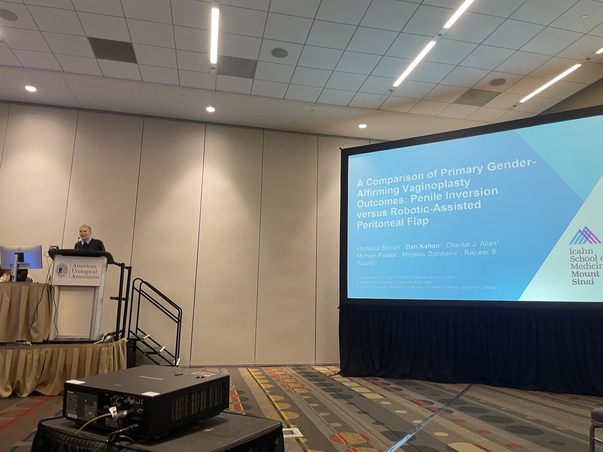 It’s a wrap #AUA2024 -3 podiums in one session! Dan Kahan MS2 <a href="/EinsteinMed/">Albert Einstein College of Medicine - Official</a> presented our first trial comparing peritoneal flap versus penile inversion vaginoplasty and <a href="/PKHo43/">patrickho</a> on outcomes of testicle implants after GAS. <a href="/MountsinaiUro/">Mount Sinai Department of Urology</a> <a href="/TransCareSinai/">Center for Transgender Medicine and Surgery</a>