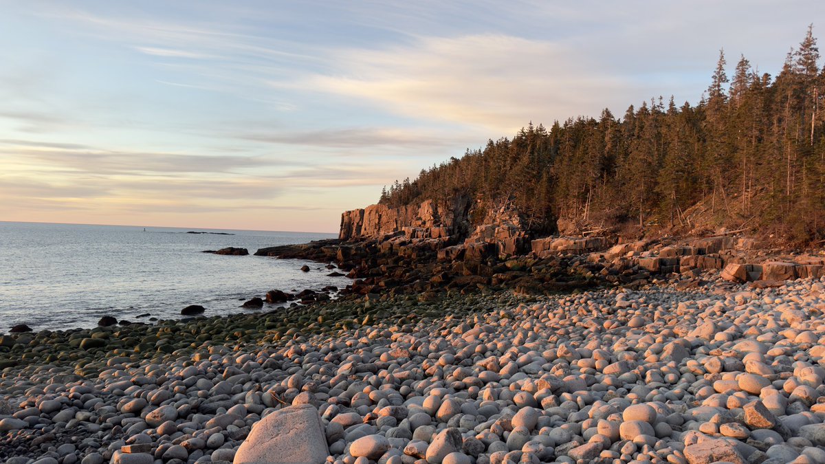 Unexpected sunrise from Acadia